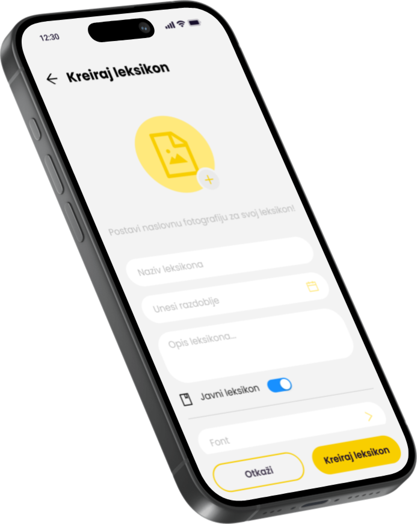 Kreiraj svoj prvi leksikon